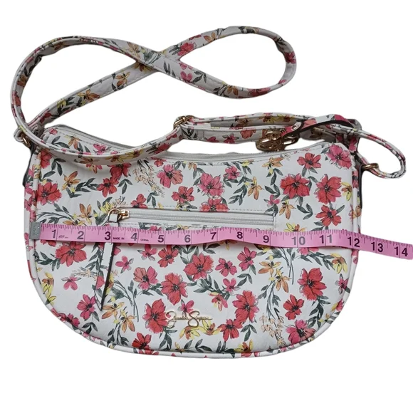 Jessica Simpson Gloria Floral Print Midi Crossbody Handbag - Picture 13 of 16